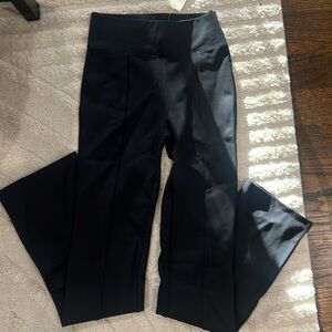 Abercrombie & Fitch Black Pants with slit on bottom. Size XS